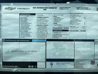 2025 Chevrolet Silverado 3500 HD Chassis Cab Work Truck