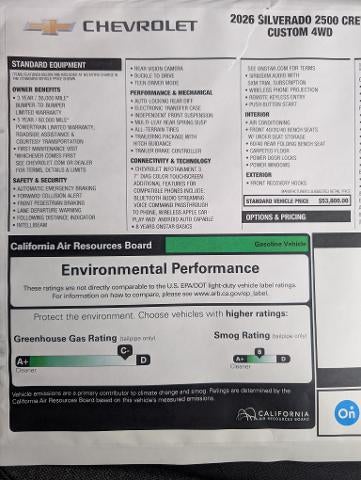 2026 Chevrolet Silverado 2500 HD Custom