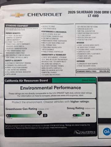 2026 Chevrolet Silverado 3500 HD LT DRW