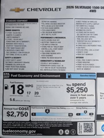 2026 Chevrolet Silverado 1500 LT (2FL)