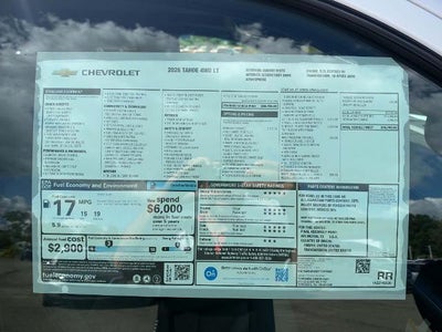 2026 Chevrolet Tahoe LT