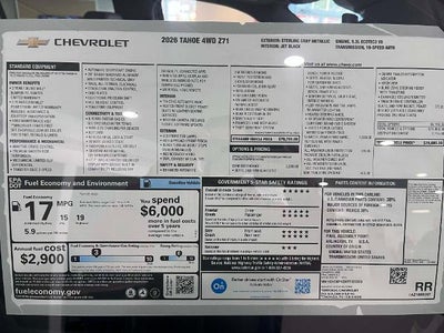 2026 Chevrolet Tahoe Z71