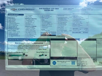 2026 Chevrolet Silverado 2500 HD Custom