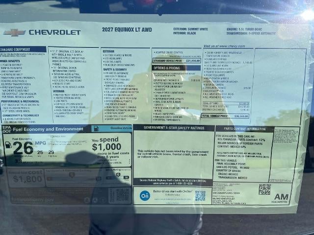 2027 Chevrolet Equinox LT