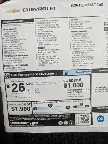 2026 Chevrolet Equinox LT