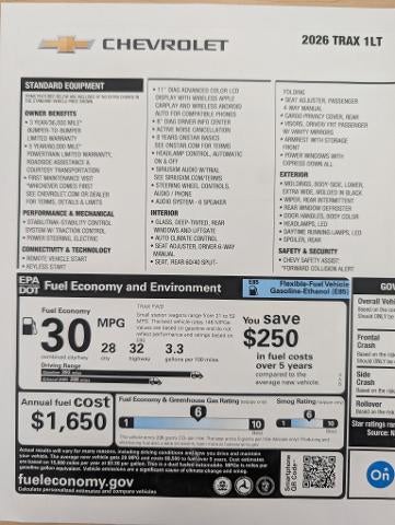 2026 Chevrolet Trax LT